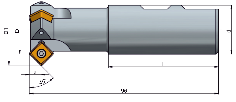 R546.22-1620SD09 stopková fréza pro srážení hran